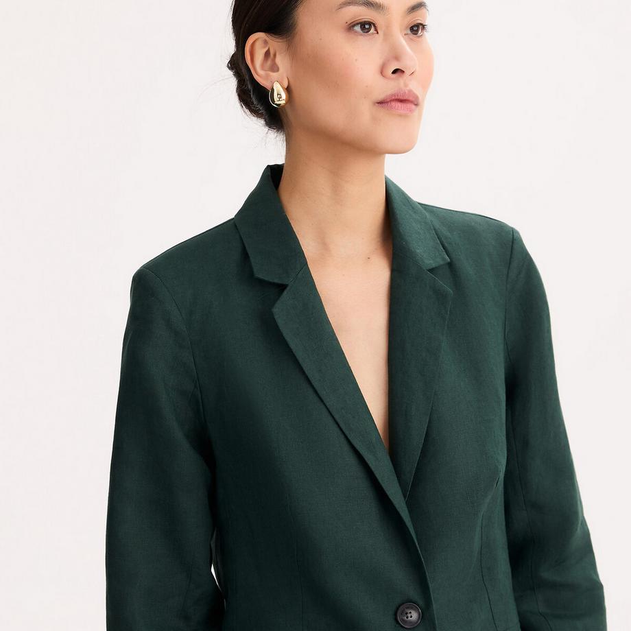 La Redoute Collections Blazer droit en lin  