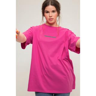 Studio Untold  Maglia dal taglio oversize con scritta, scollo a girocollo e mezze maniche 