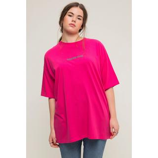 Studio Untold  Maglia dal taglio oversize con scritta, scollo a girocollo e mezze maniche 