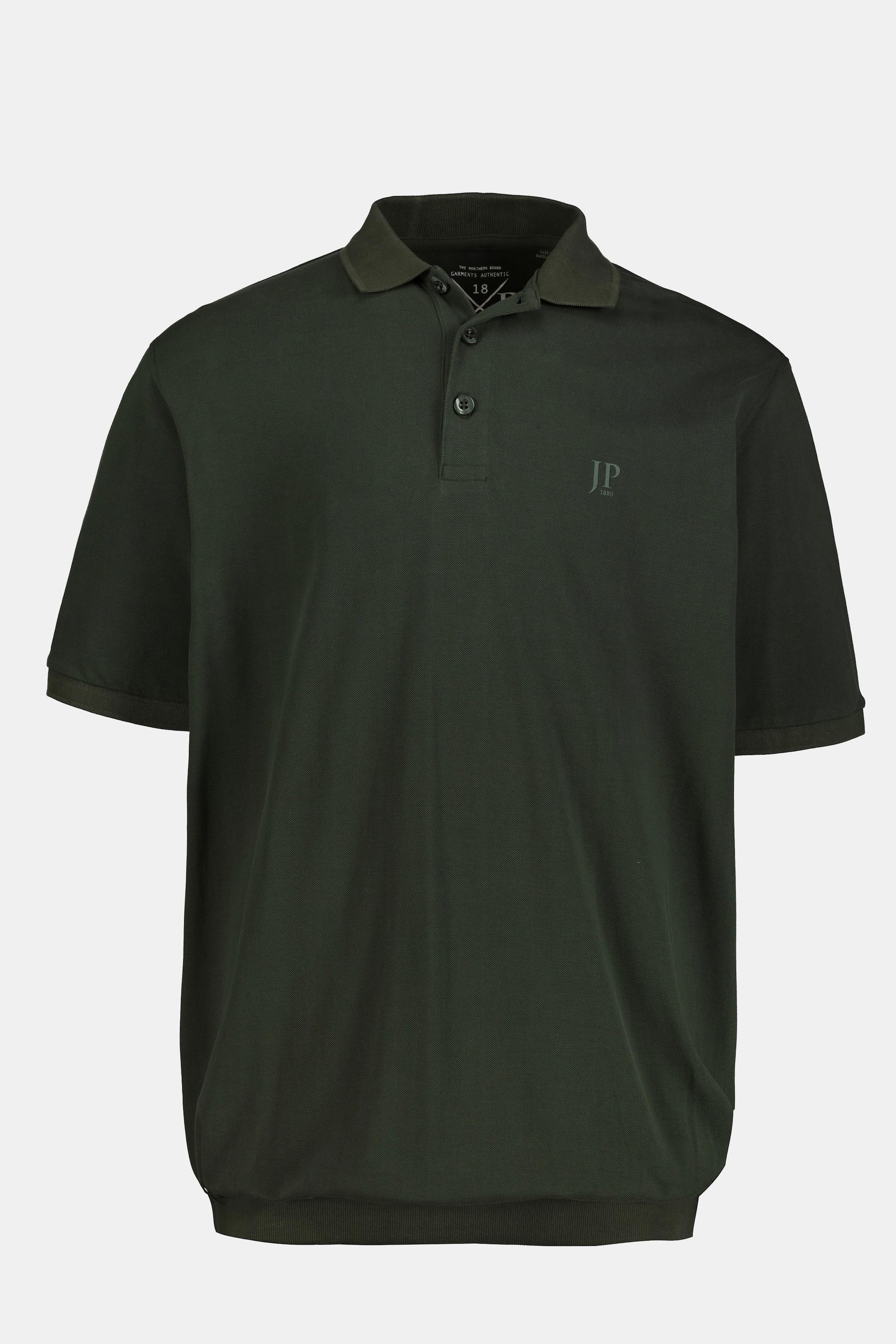 JP1880  Poloshirt, Basic, Bauchfit, Halbarm, Piqué 