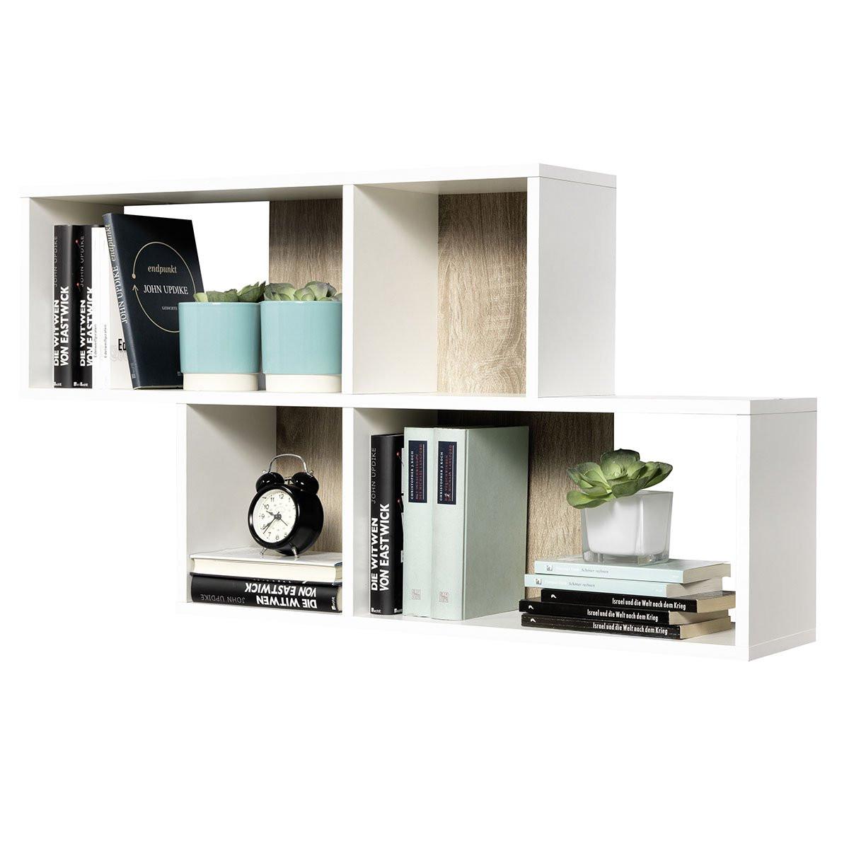 Image of Wandregal mit 4 FÃ¤chern - Nora Wandregal mit 4 FÃ¤chern - Nora