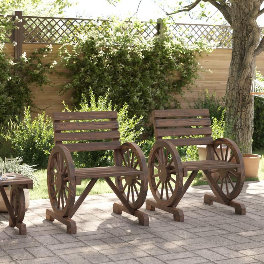 VidaXL sedia da giardino Legno  