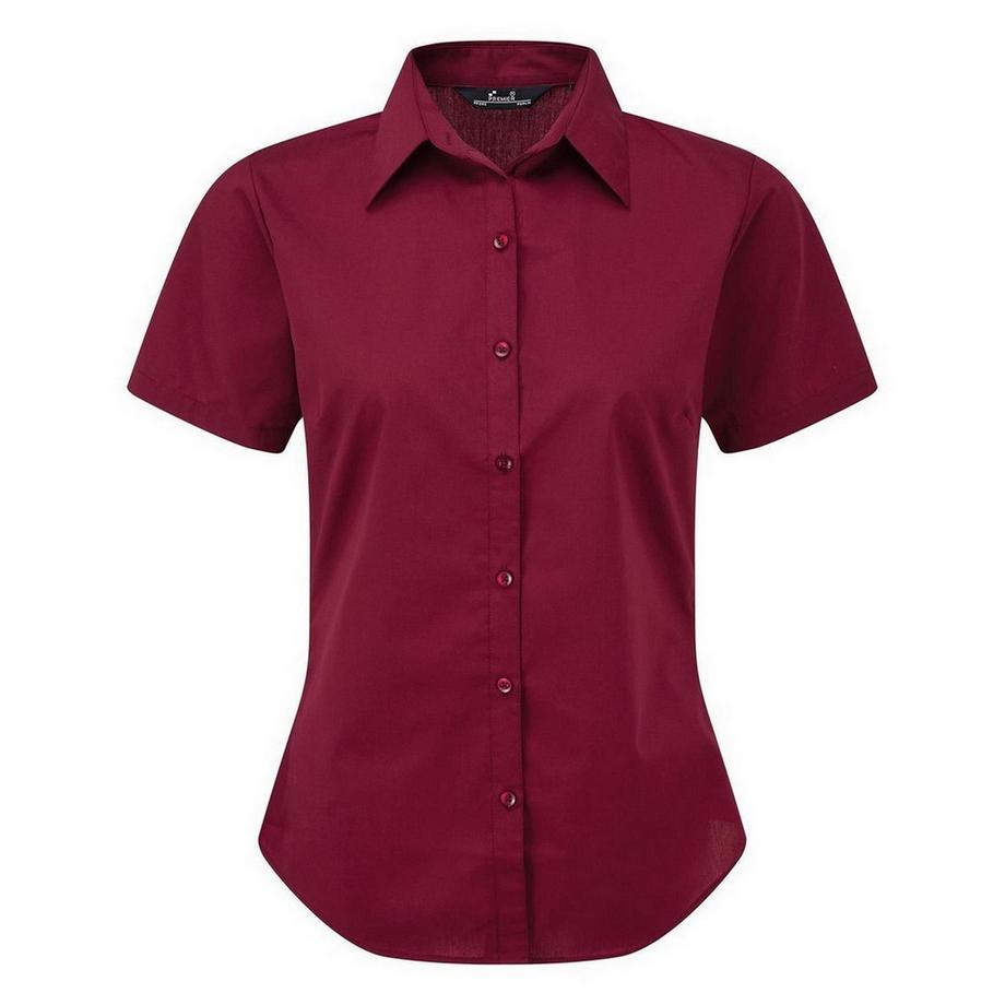 PREMIER Camicia da Lavoro Blusa Popeline Maniche Corte  