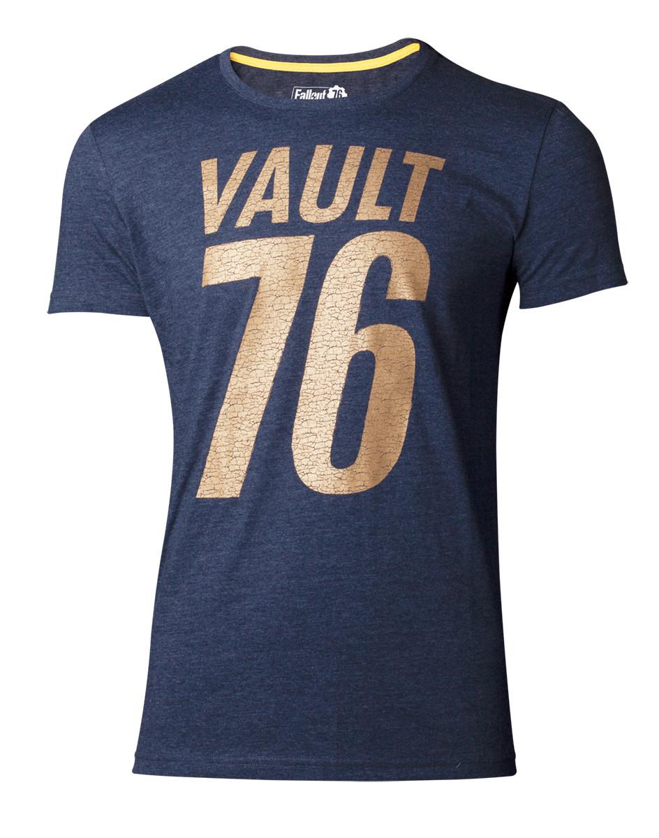 Image of T-shirt - Fallout - Vault 76 Herren Blau L