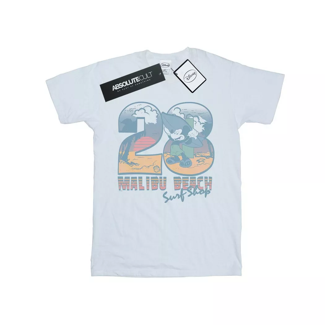 Disney - Tshirt SURF SHOP, Surf Shop T-Shirt, M, Blanc