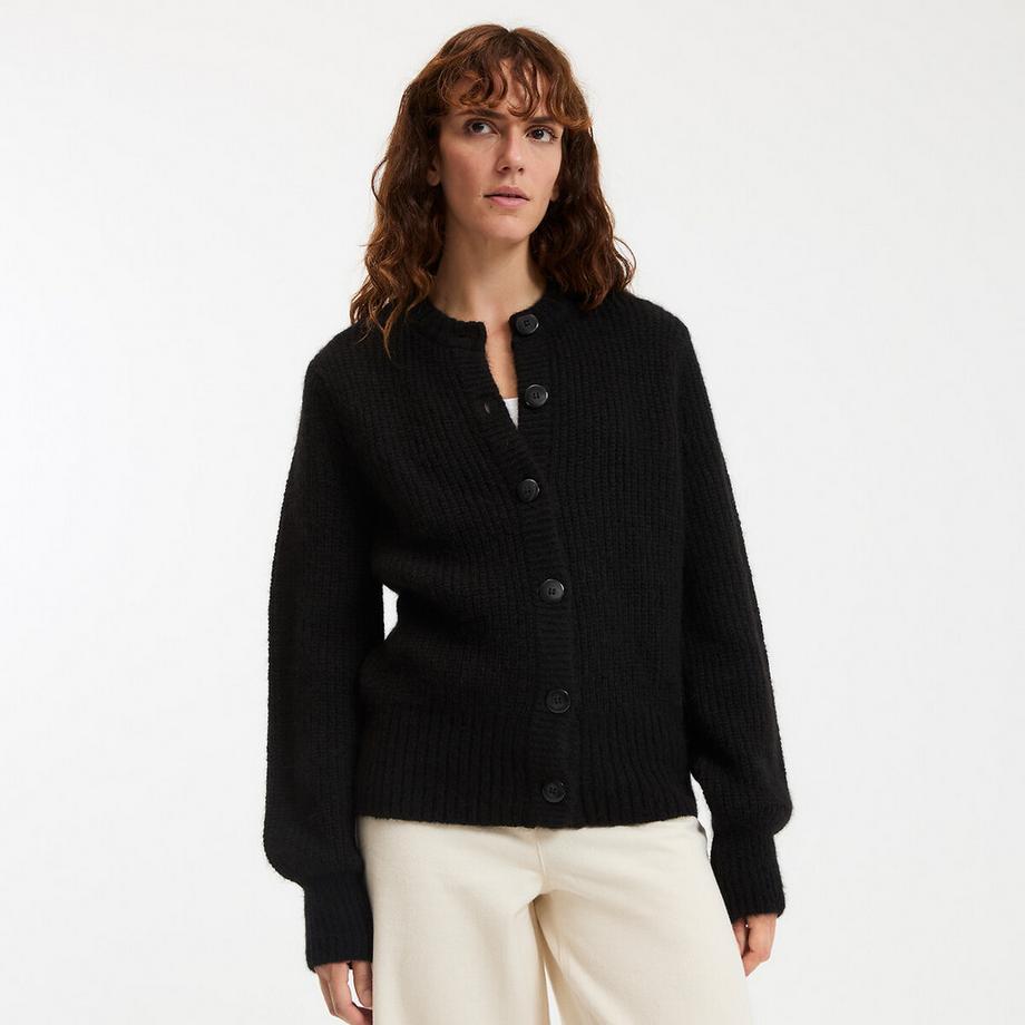 Cardigan alpaga mélangé