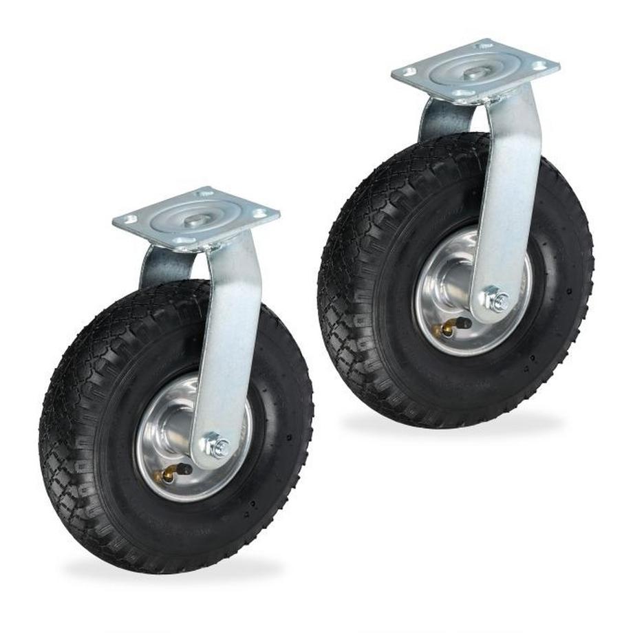 Northio  2x roues pivotantes à air 3.00-4 