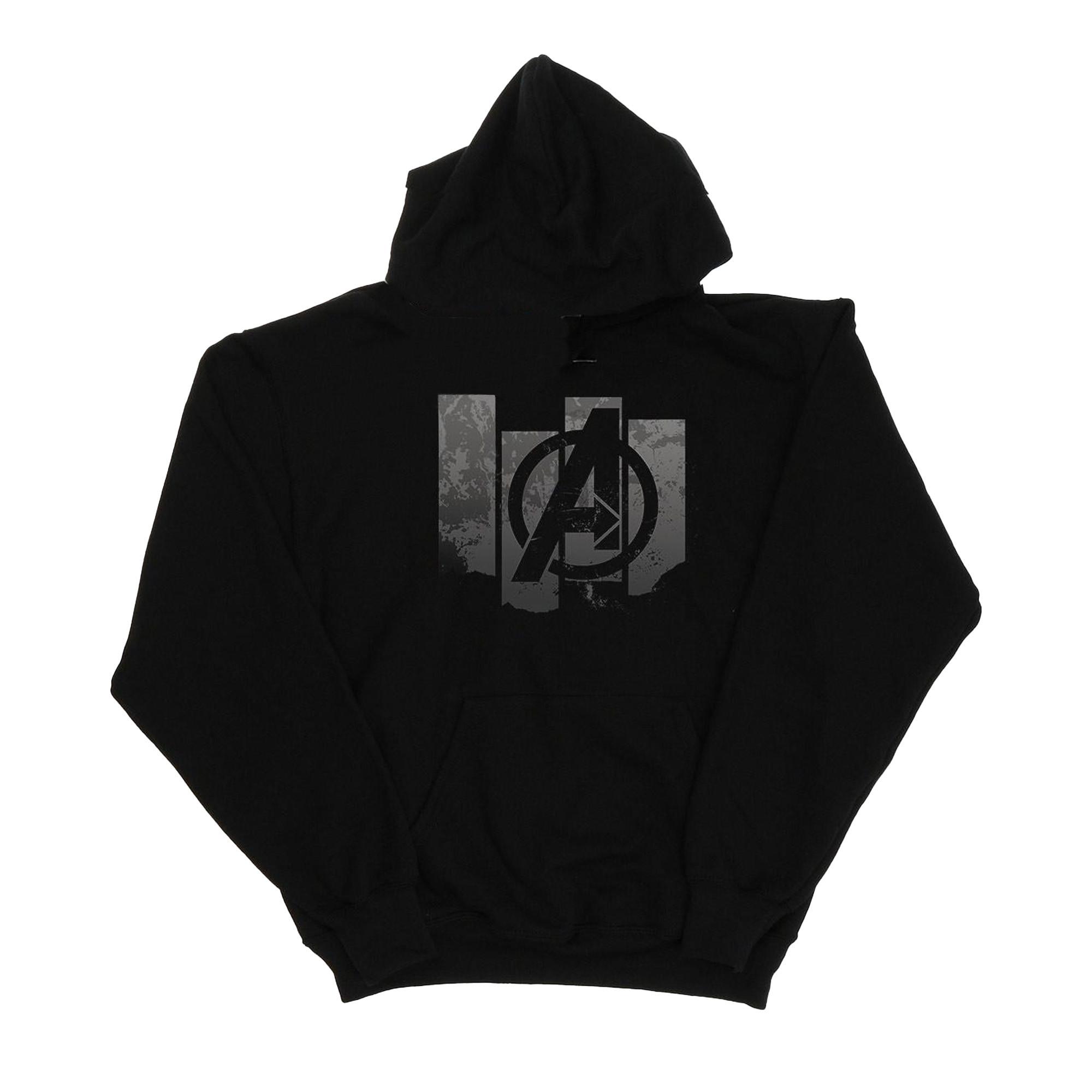 Image of Avengers Endgame Panel Logo Kapuzenpullover Mädchen Schwarz 140/146