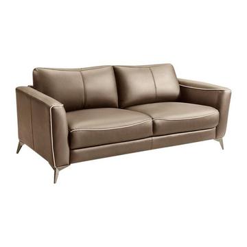 Ledersofa 3Sitzer mit r Ziernaht BATUCO