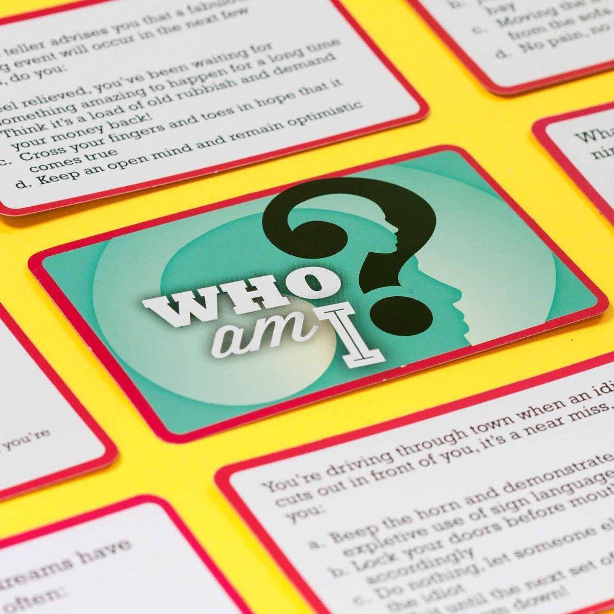 Novelty  Quiz sur les cartes Who am I 