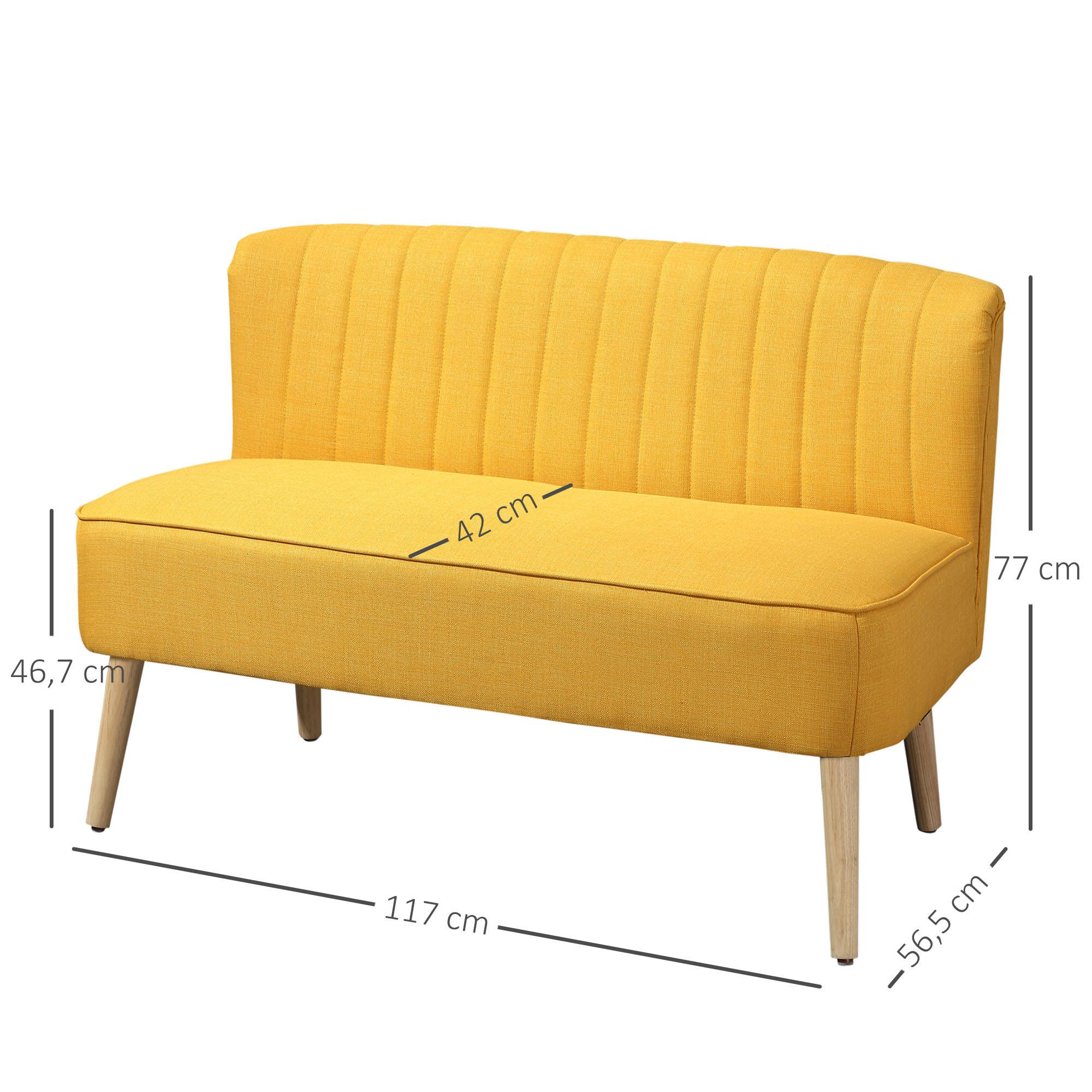 HOMCOM Sofa 2-Sitzer  