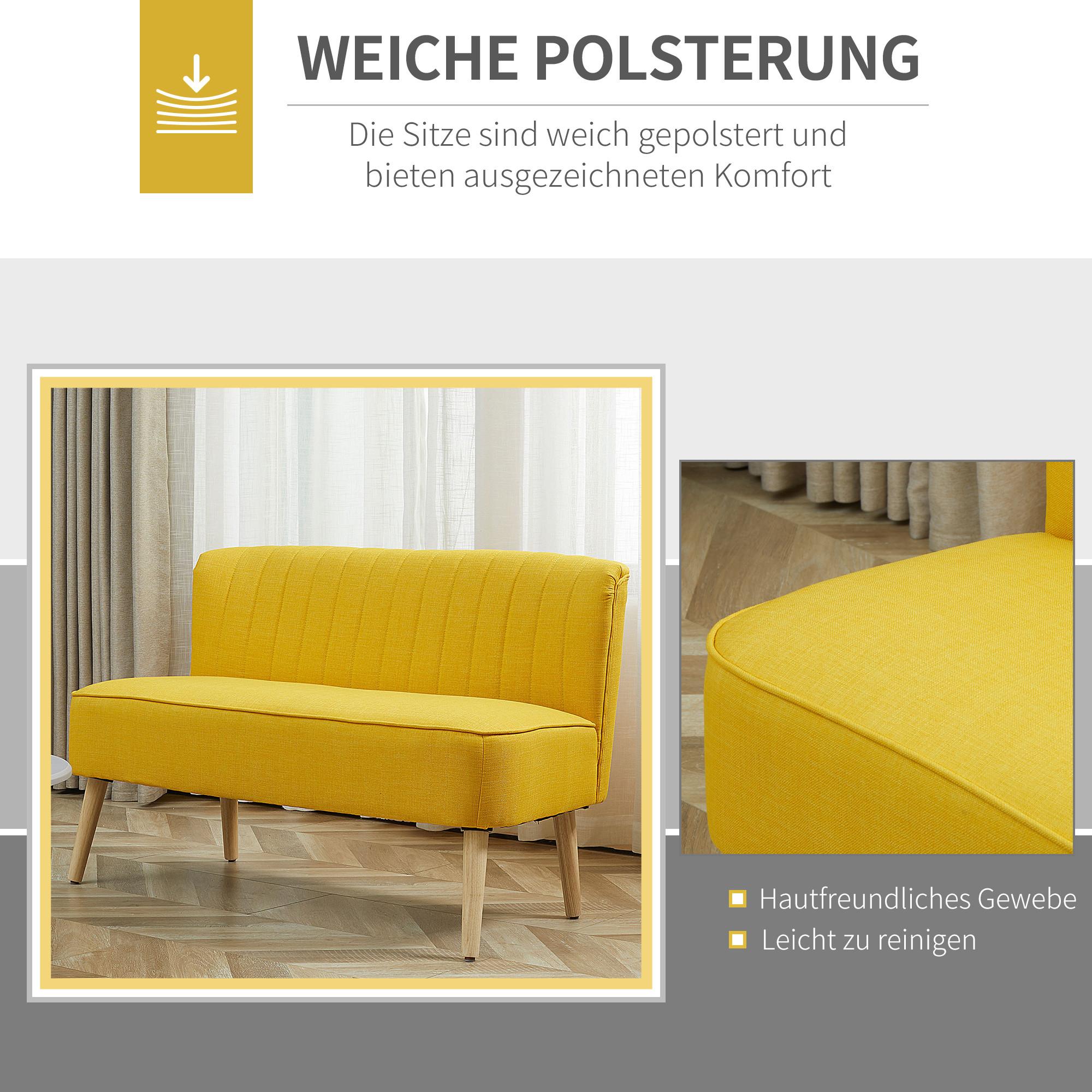 HOMCOM Sofa 2-Sitzer  