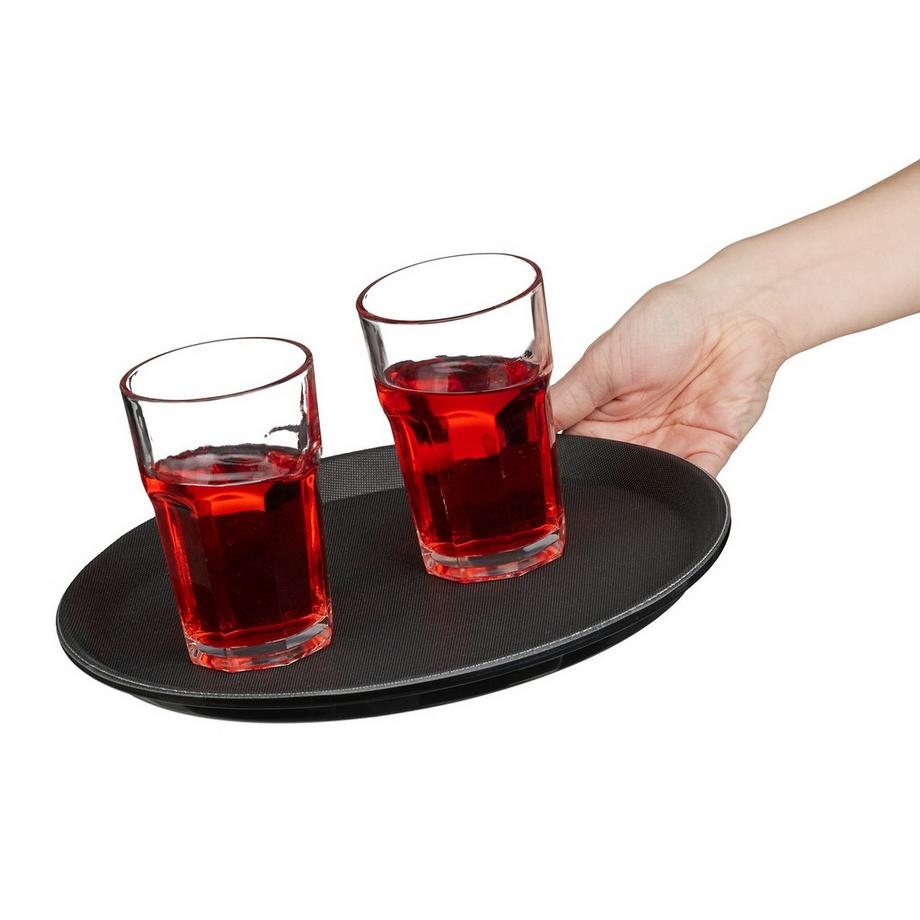 Northix  Lot de 3 plateaux de service ronds 