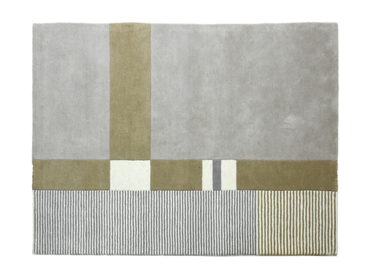 Image of Teppich - 100 % Wolle - Handgefertigt - 160 X 230 Cm - 2200 G/m2 - Grau & Braun - Nouria Unisex 160X230CM