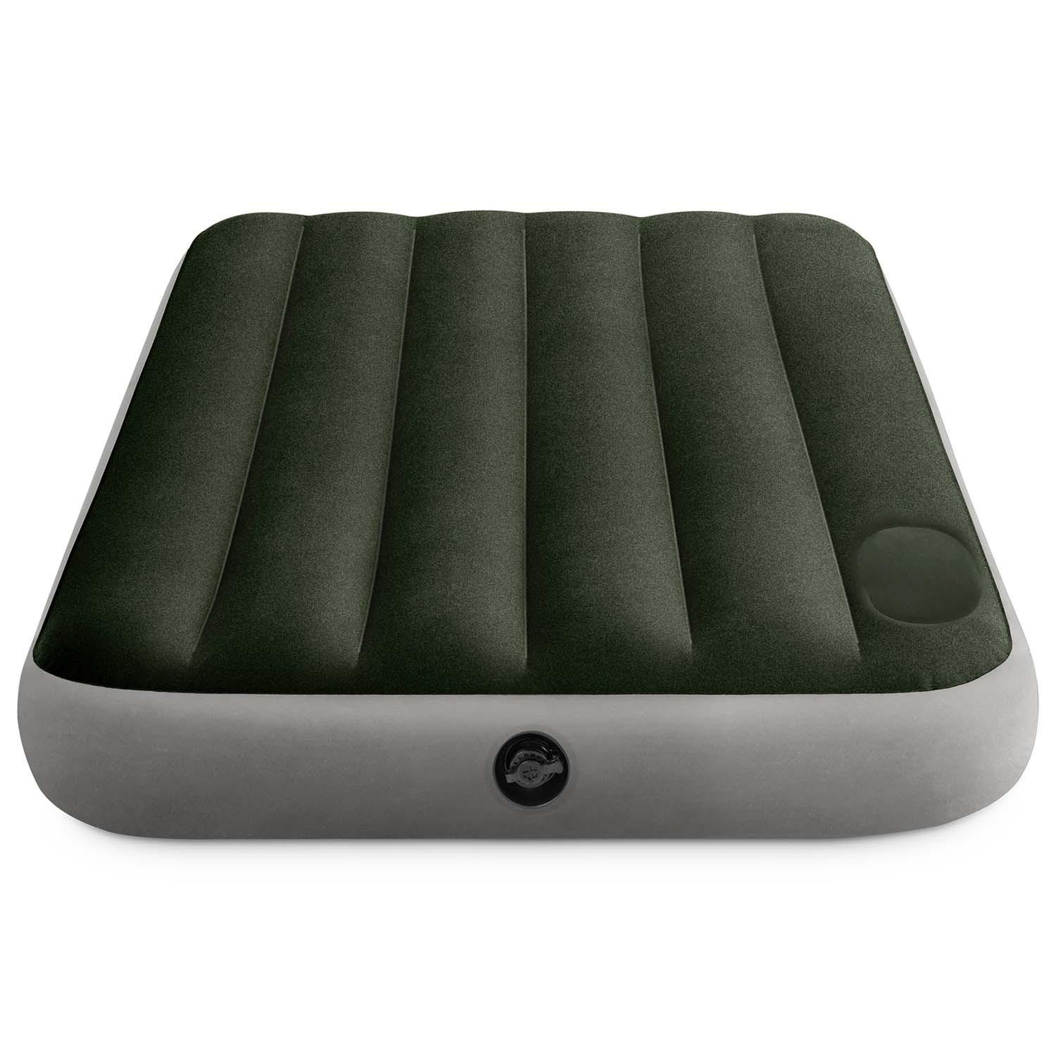 B2X Aufblasbare Matratze 191x99x25 cm mit integrierter Fusspumpe  