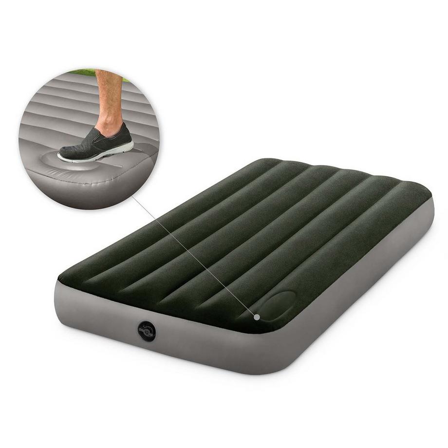 B2X Materasso Gonfiabile 191x99x25 cm con Pompa a Pedale Incorporata  