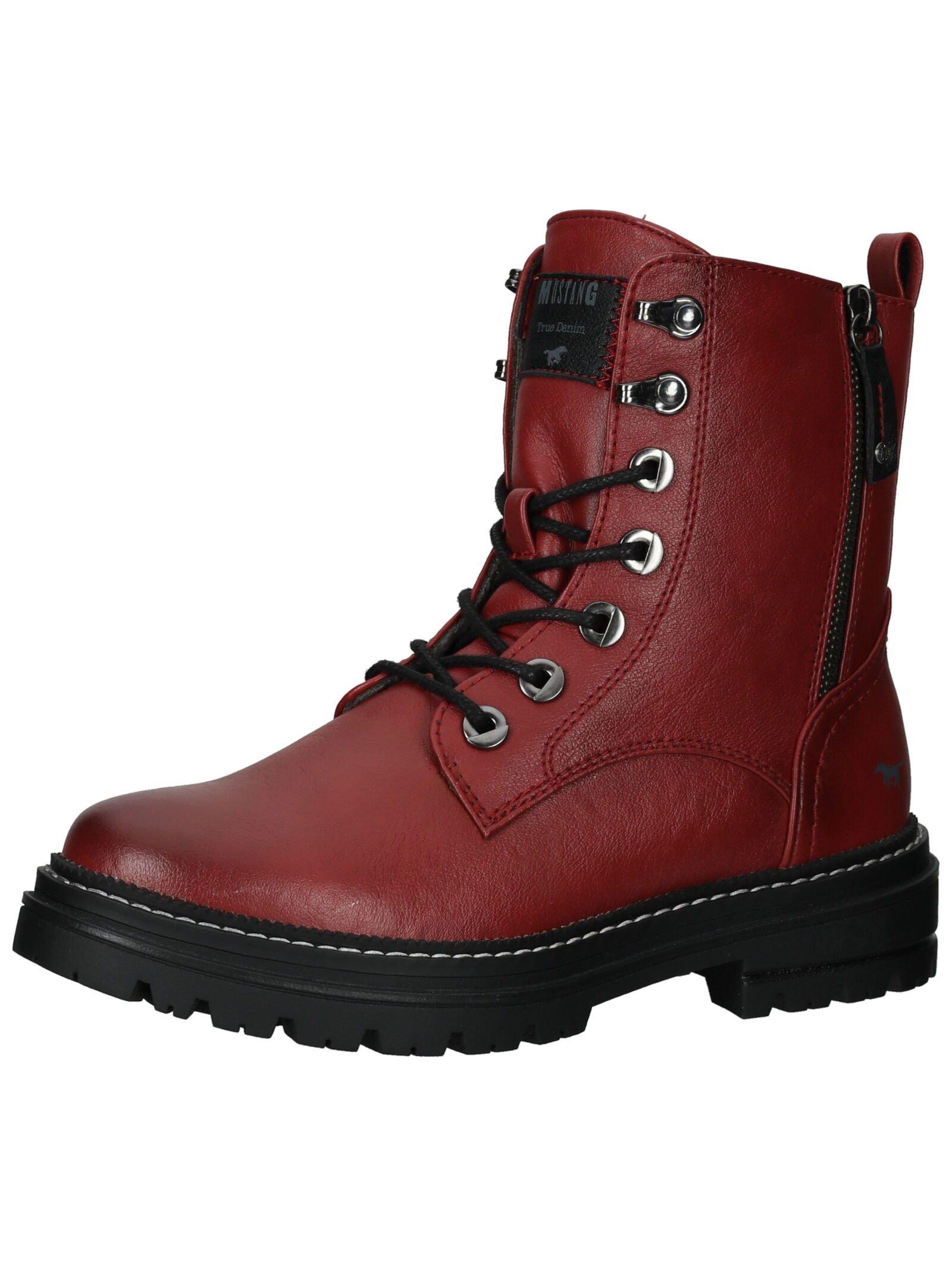 Image of Stiefelette Damen Rot Bunt 36