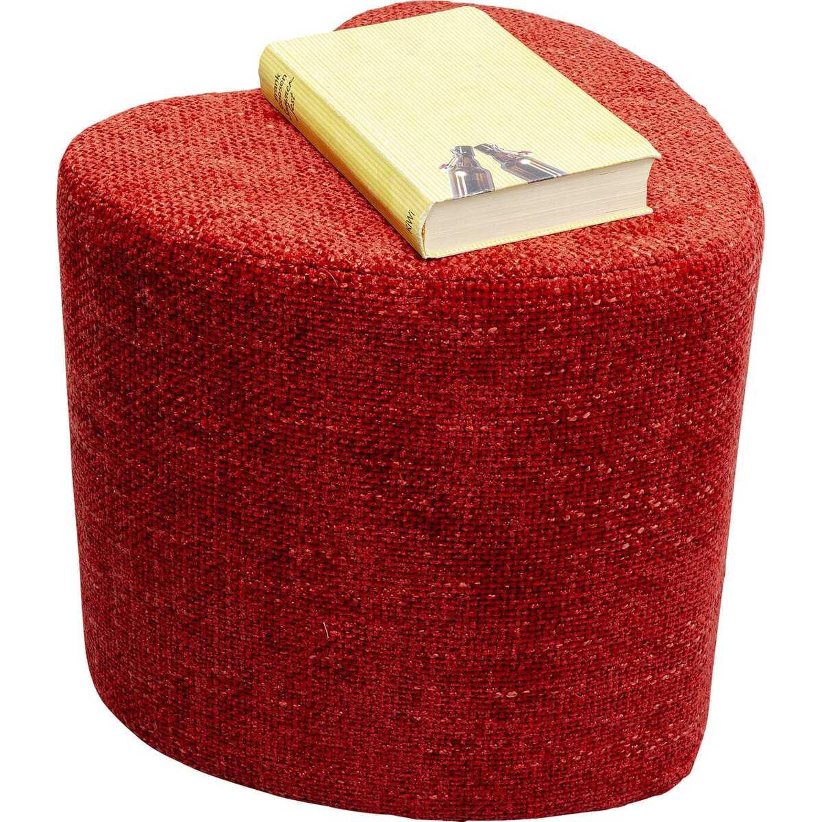 KARE Design Tabouret Lovely rouge 36x34  