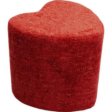 Tabouret Lovely rouge 36x34