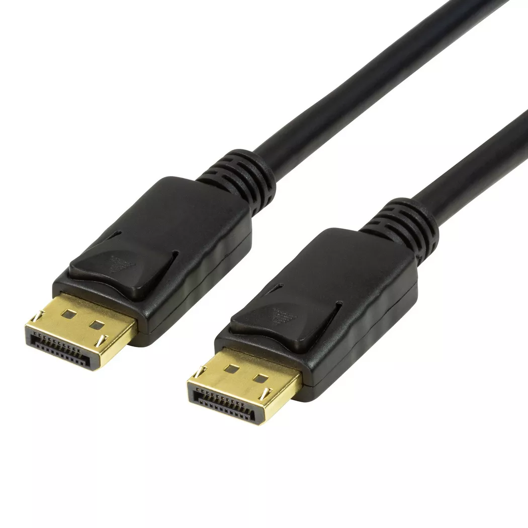 LogiLink CV0119 DisplayPort cable 1 m Black