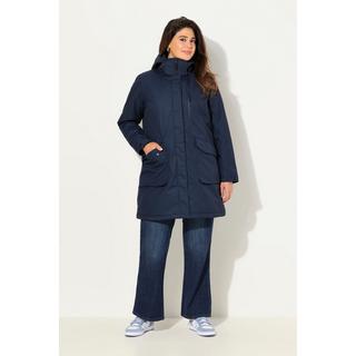 Ulla Popken  Parka outdoor HYPRAR imbottito con taglio svasato e cappuccio 