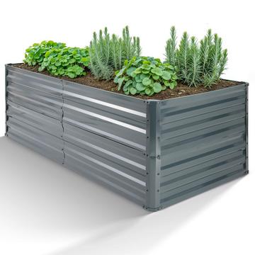 Letto da giardino rialzato in metallo Letto per piante in acciaio inox