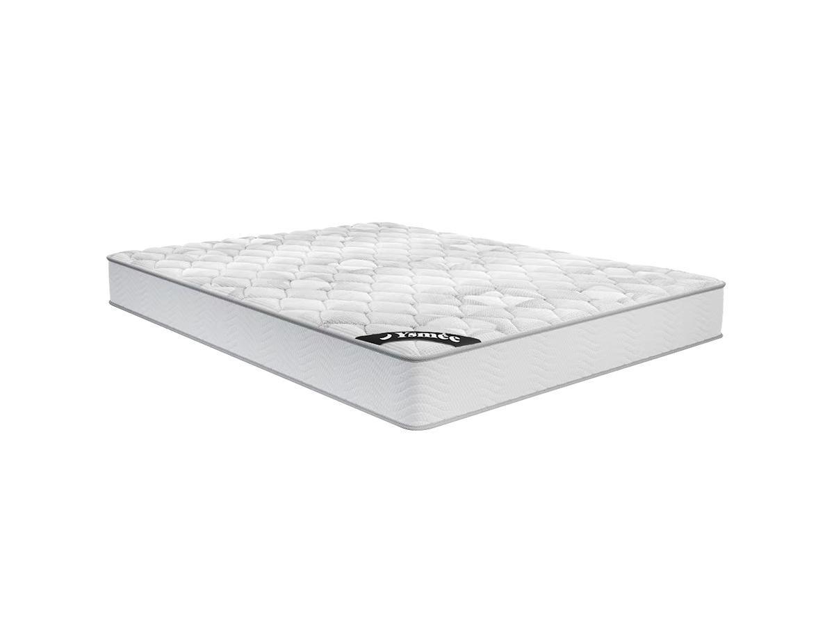 Ysmée Ensemble 140 x 190 cm sommier coffre blanc + matelas ressorts ensachés ép.20cm - SONGE de YSMÉE  