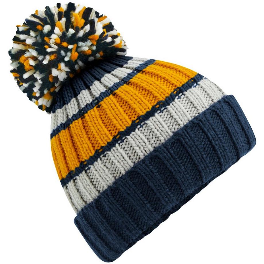 Beechfield Bonnet Hygge Rayé  