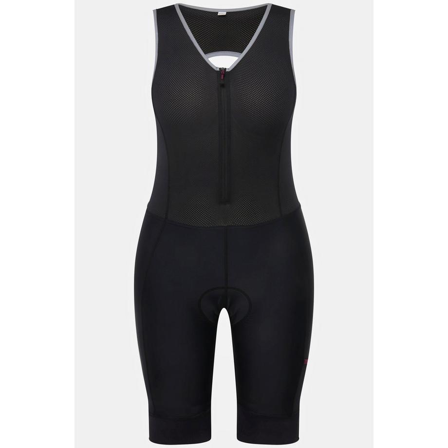 Ulla Popken Pantaloncini Ciclismo Imbottitura Seduta Bretelle Mesh Scollo V  