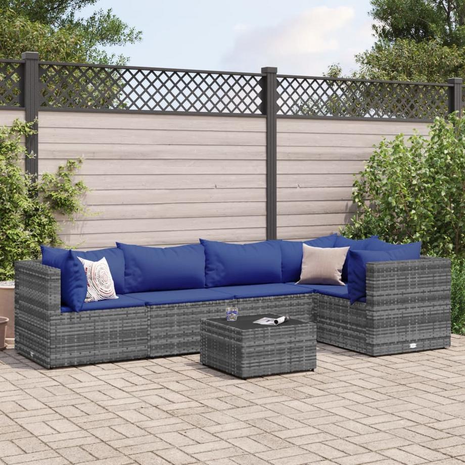 VidaXL Garten lounge set poly-rattan  