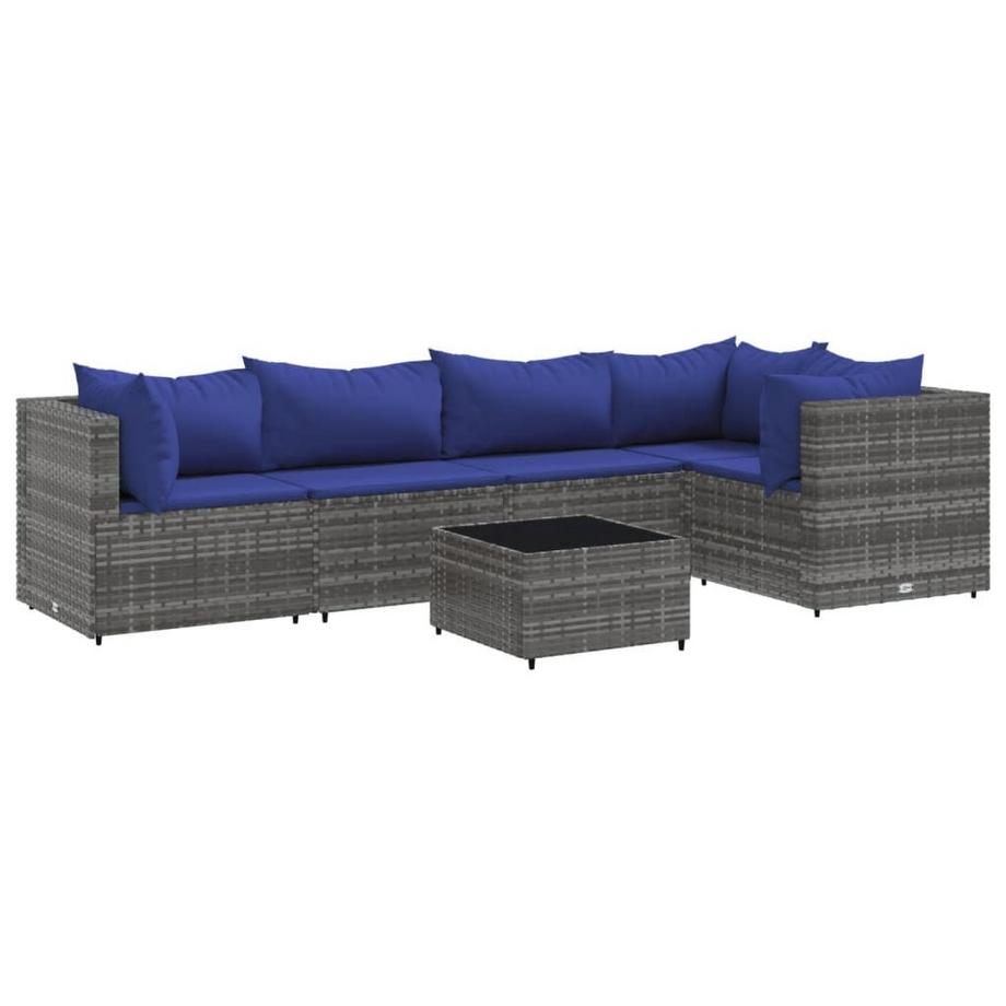 Garten lounge set poly-rattan