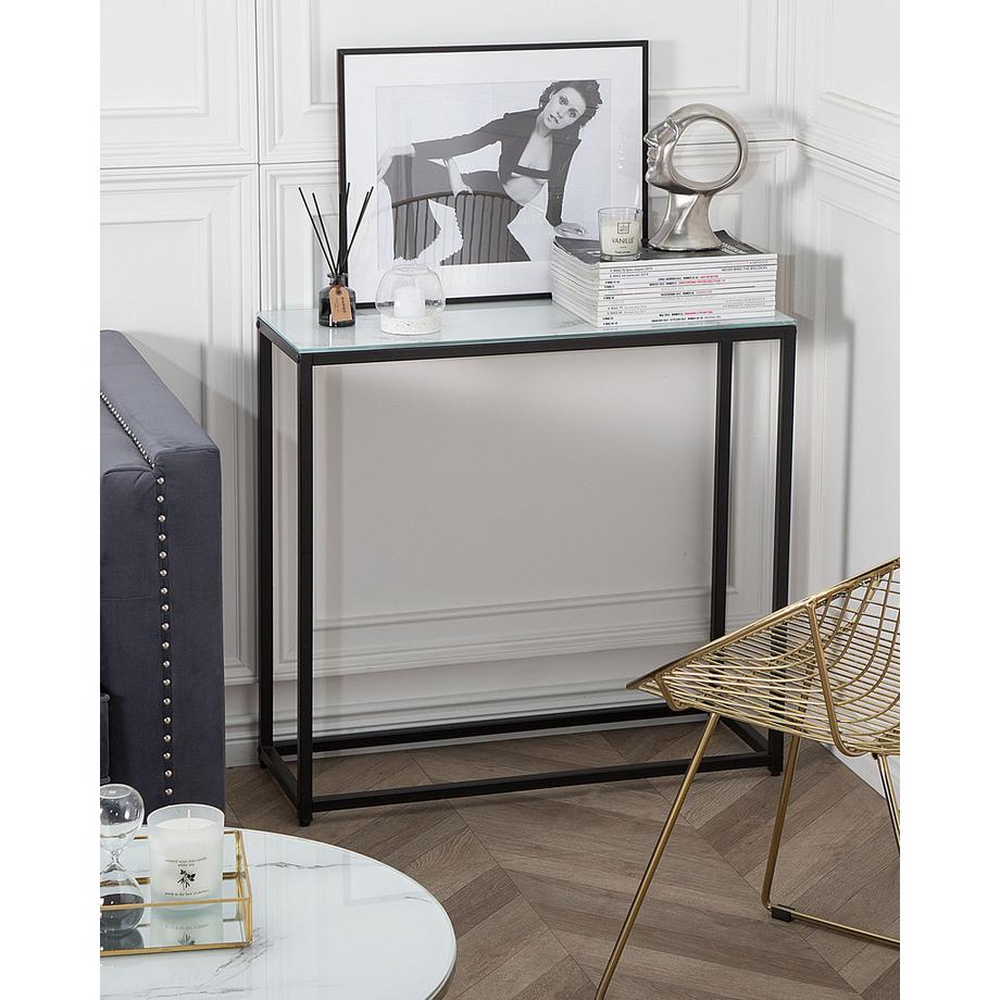 Beliani Console en Verre de sécurité Moderne DELANO  