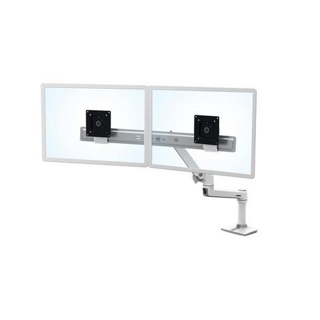 Ergotron  LX Series Desk Dual Direct Arm 63,5 cm (25") Bianco Scrivania 