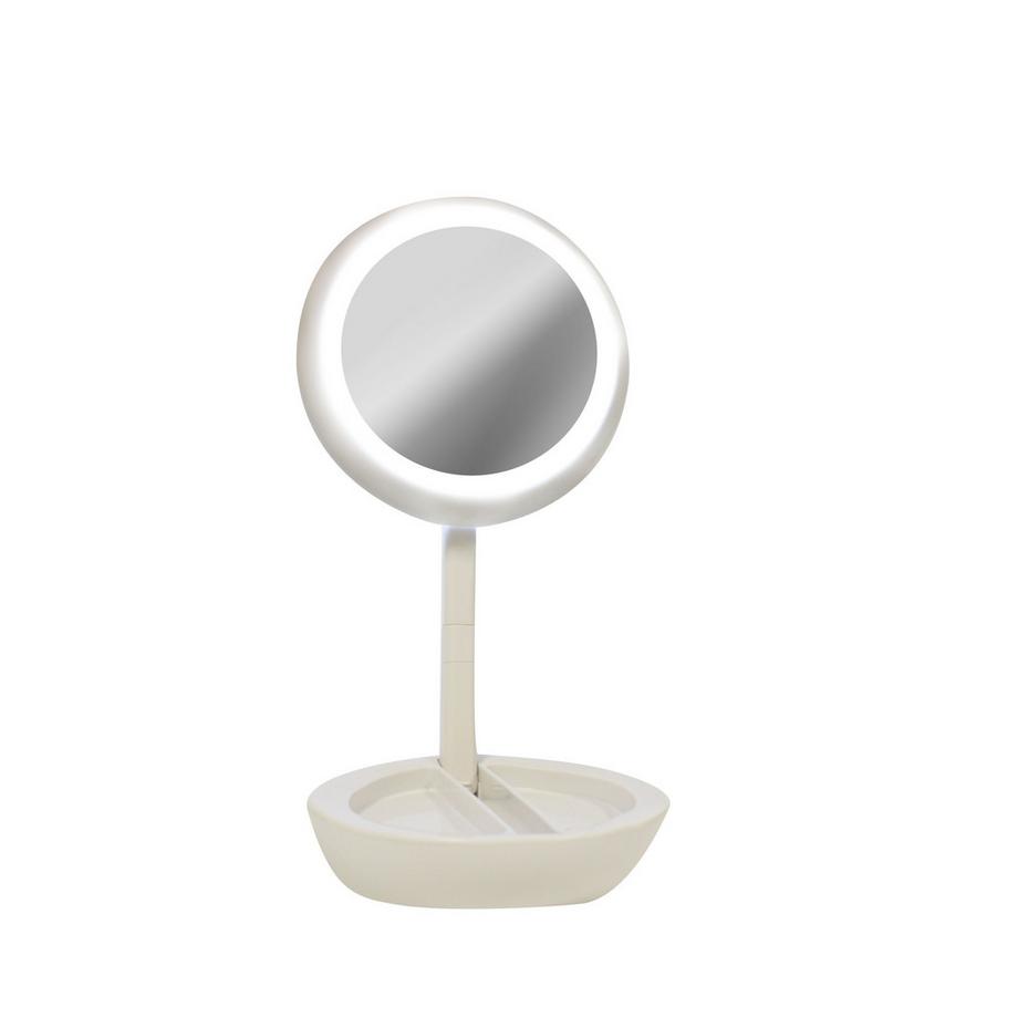 STARLYF LIGHTED FOLDING MIRROR - Miroir cosmétique pliable avec éclairage LED  