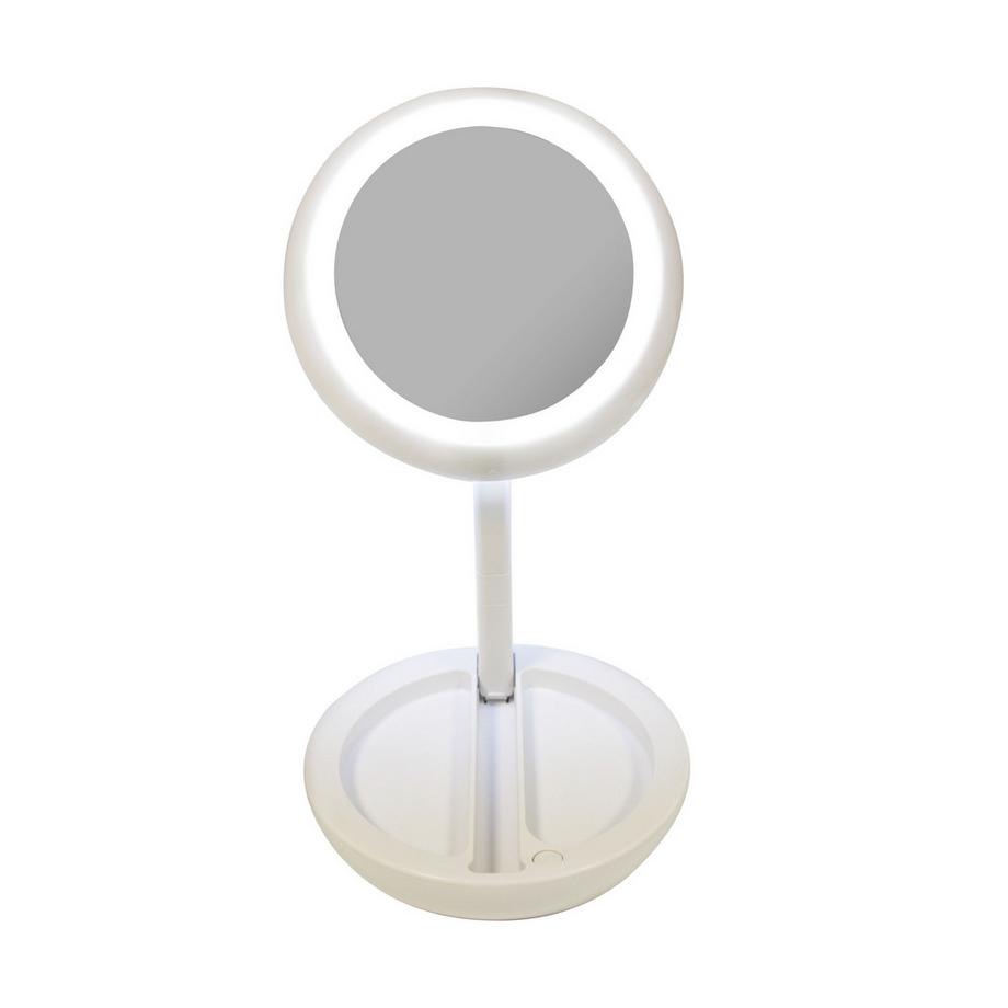 LIGHTED FOLDING MIRROR - Miroir cosmétique pliable avec éclairage LED