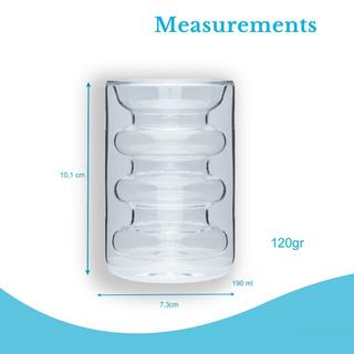 Intirilife Doppelwandige Thermo Gläser  