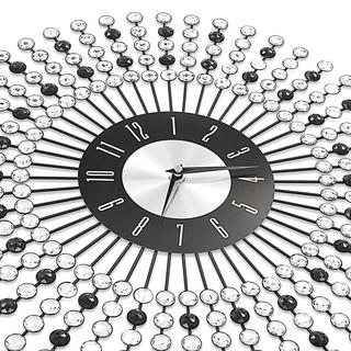 VidaXL Horloge murale métal  
