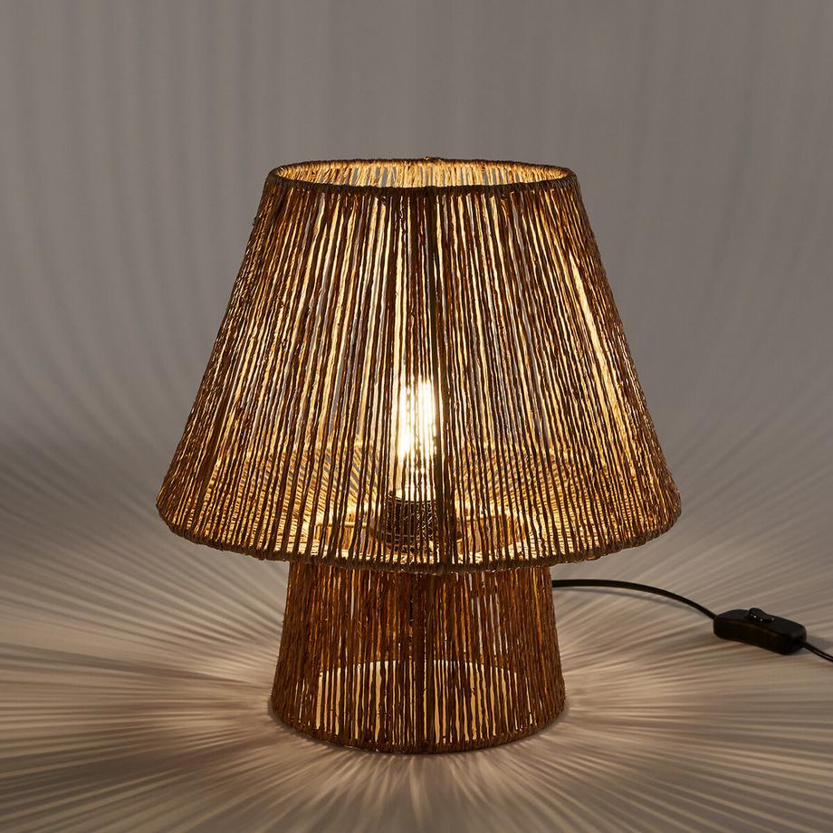 La Redoute Intérieurs Lampe à poser en jute  