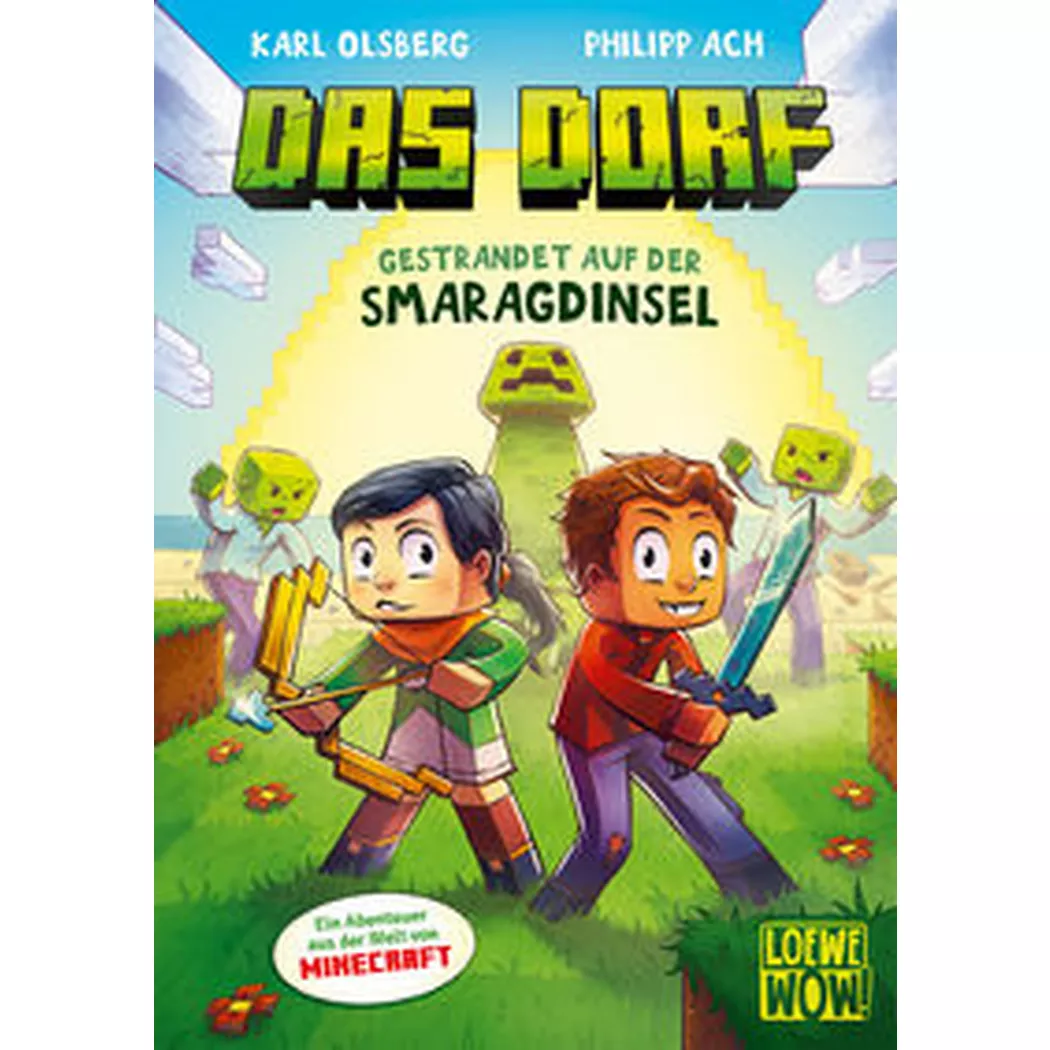 Loewe - Das Dorf (Band 1) Gestrandet auf der Smaragdinsel, Olsberg, Karl;  Wow! (Hrsg.); Ach, Philipp (Illustrationen)
