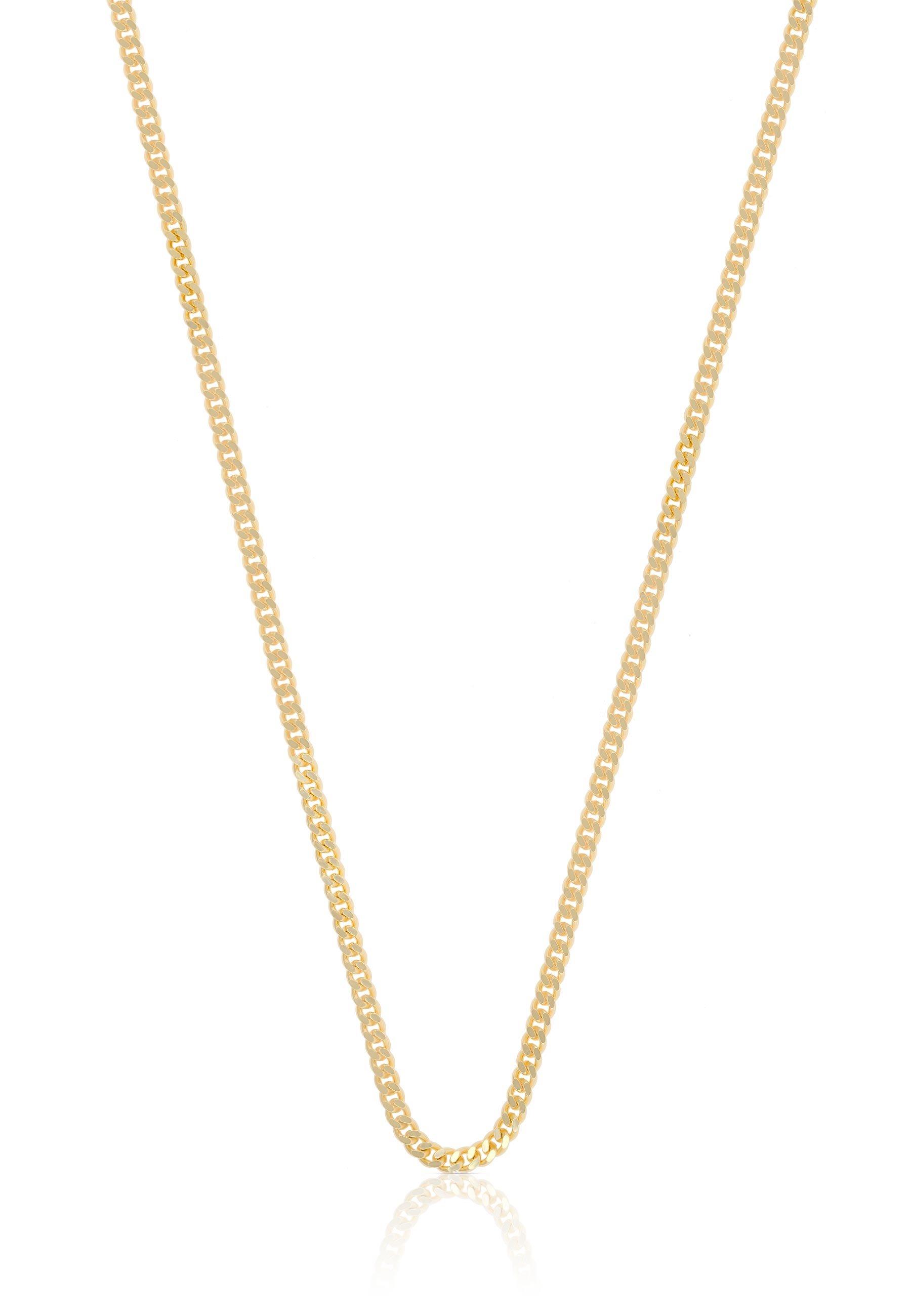 Image of Collier Panzer Gelbgold 750, 1.6mm, 55cm Damen Gelbgold 55 CM