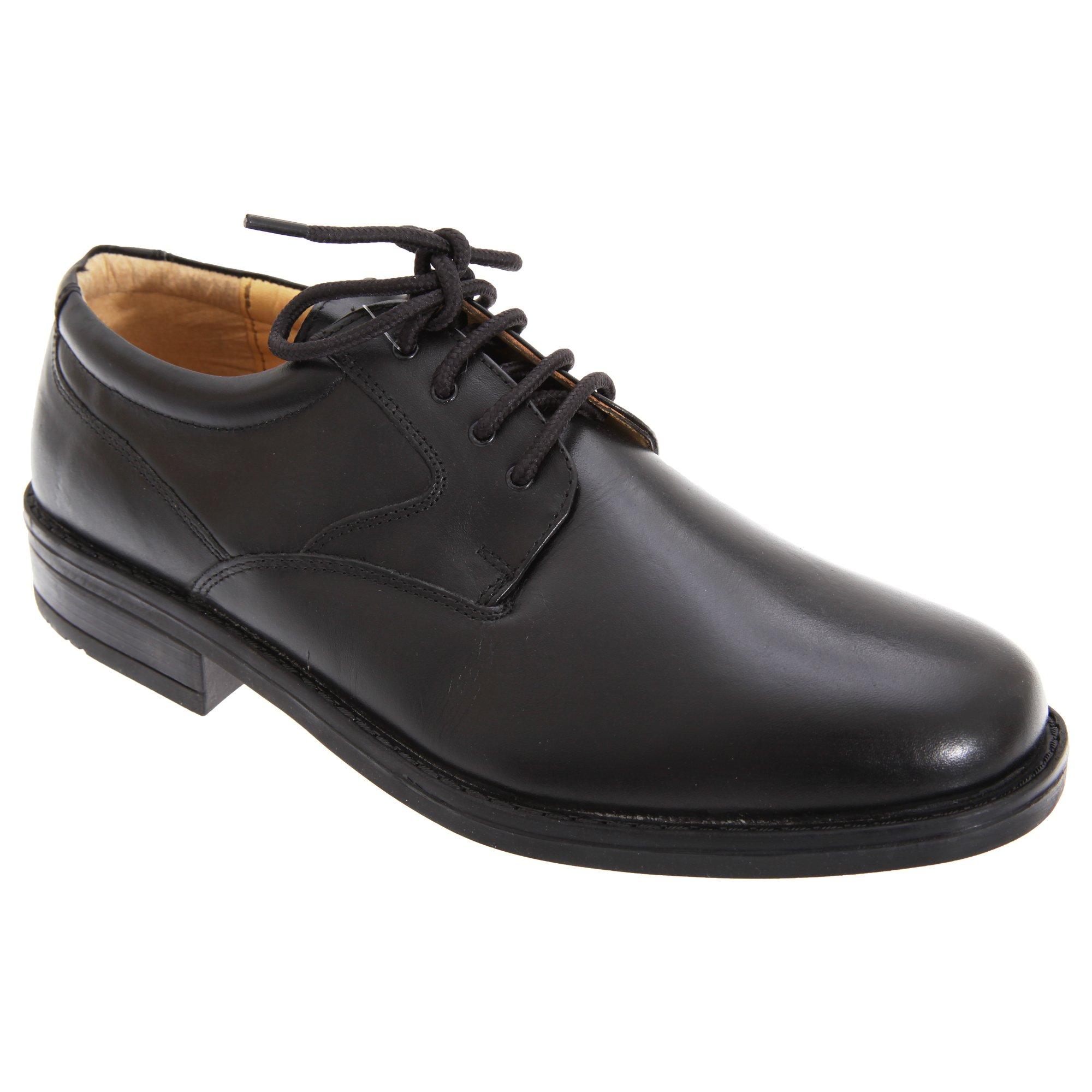Image of Flexi Gibson Schnürhalbschuhe Schnürschuhe, Leder Herren Schwarz 44.5