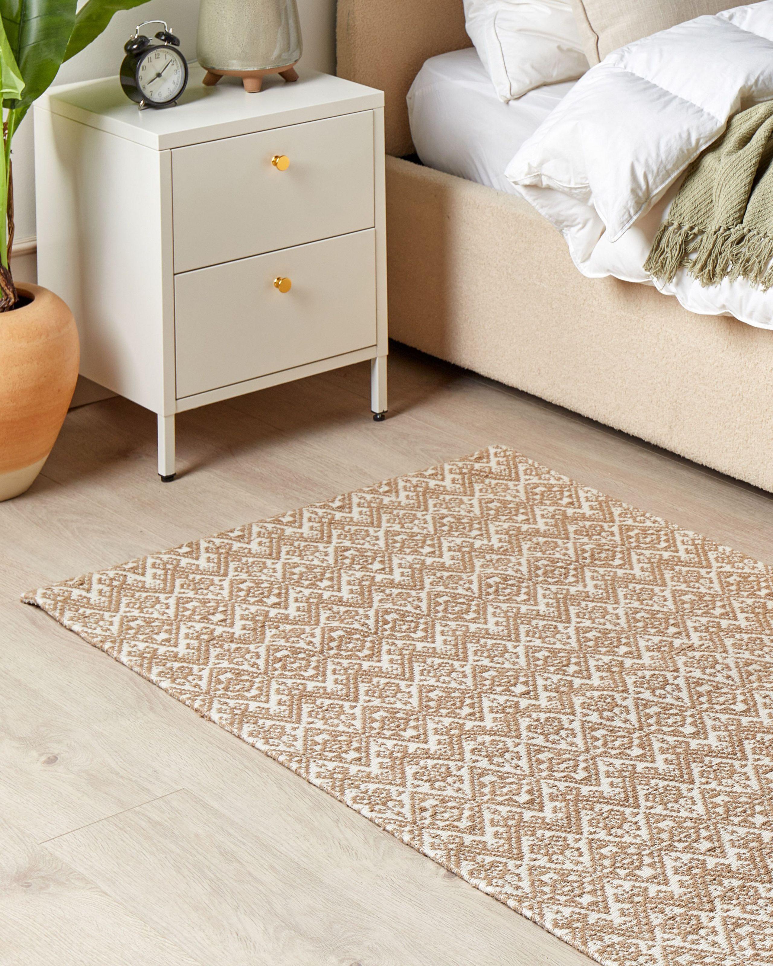 Beliani Tapis en Jute Boho ATIMA  