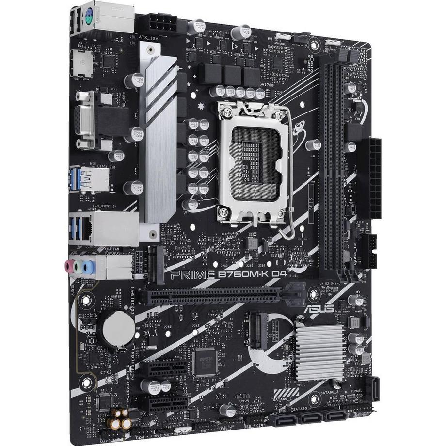 ASUS  PRIME B760M-K D4 Intel B760 LGA 1700 micro ATX 