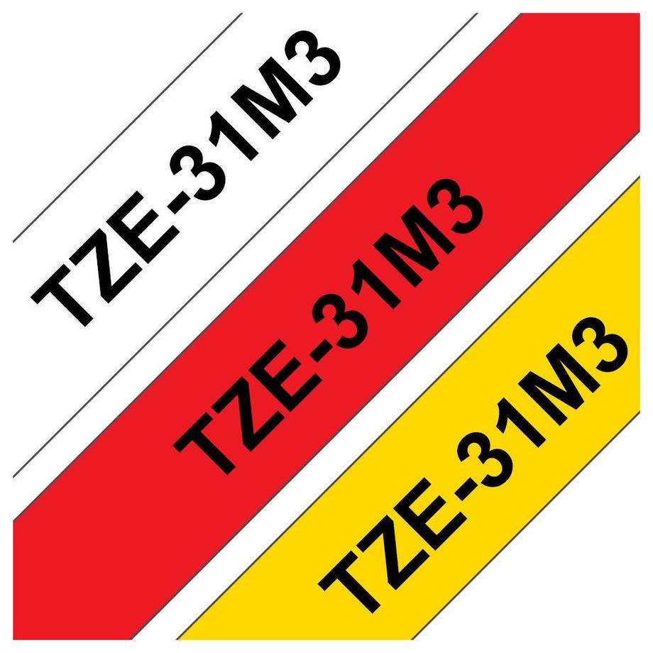 brother TZE-Schriftbandkassette laminiert im 3er-Set  