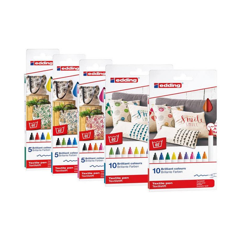 Edding Edding 4600 evidenziatore 5 pz Tipo di punta Multicolore  