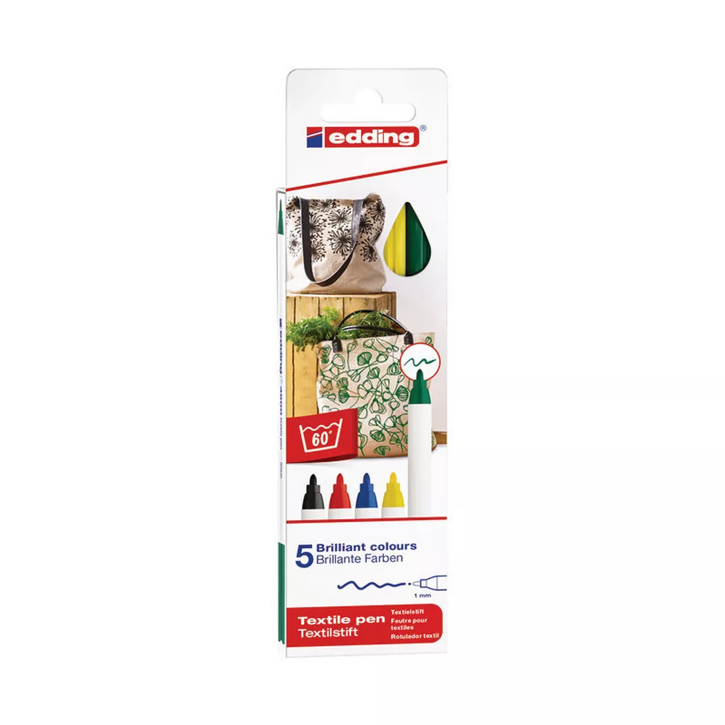 Edding -  4600 evidenziatore 5 pz Tipo di punta Multicolore