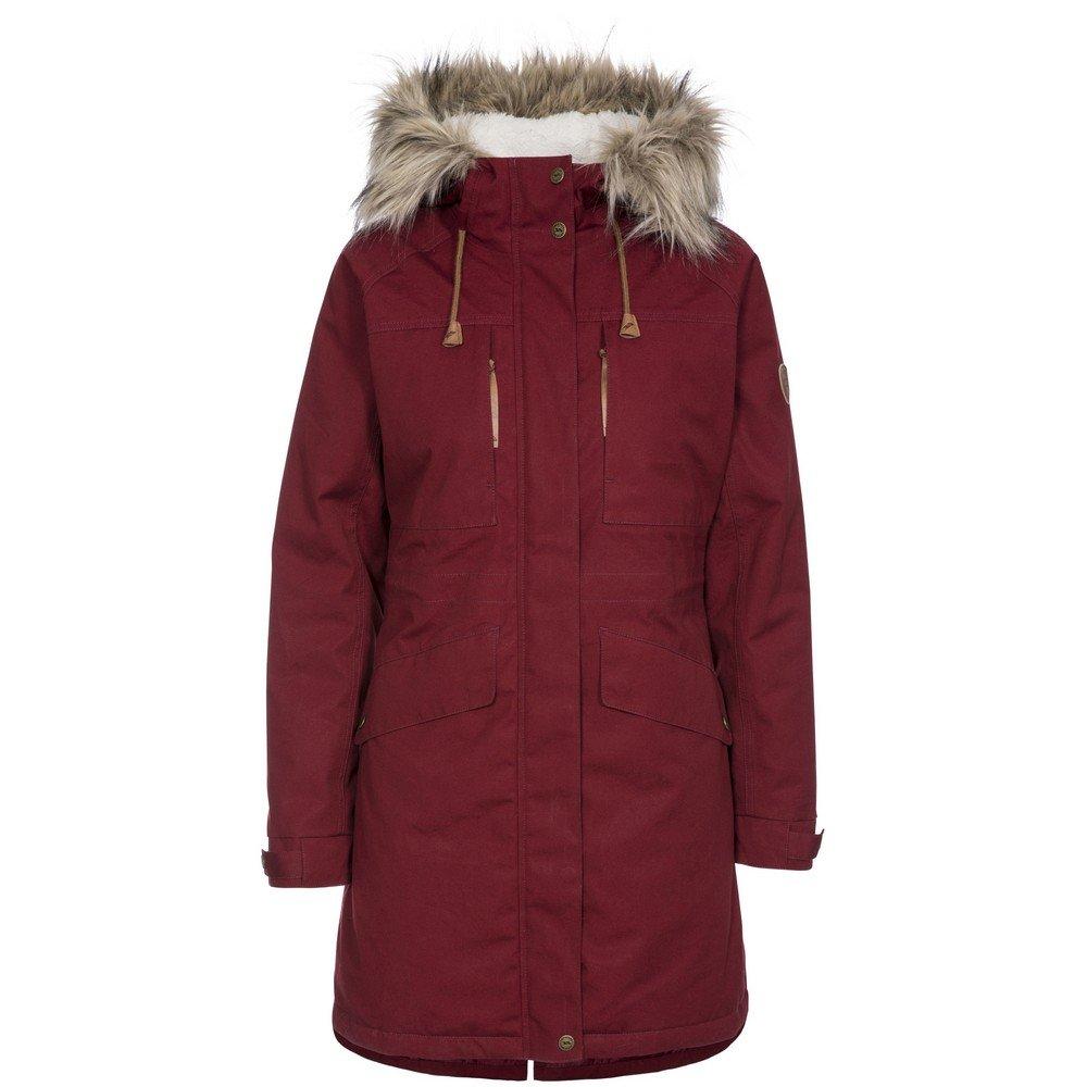 Image of Parka Faithful Wasserfest, Mit Kapuze Damen Rot Bunt S