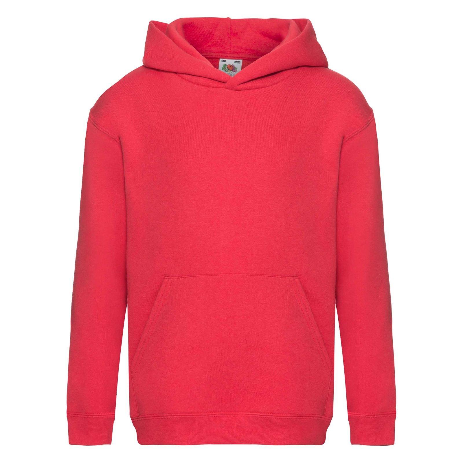 Image of Kapuzenpullover Premium 7030 Jungen Rot Bunt 5-6A