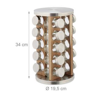 B2X Gewürzkarussell mit 20 Gläsern  