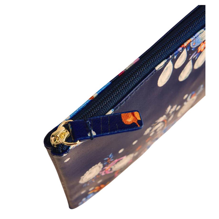Cath Kidston Brieftasche mit Reissverschluss Blumenmuster  
